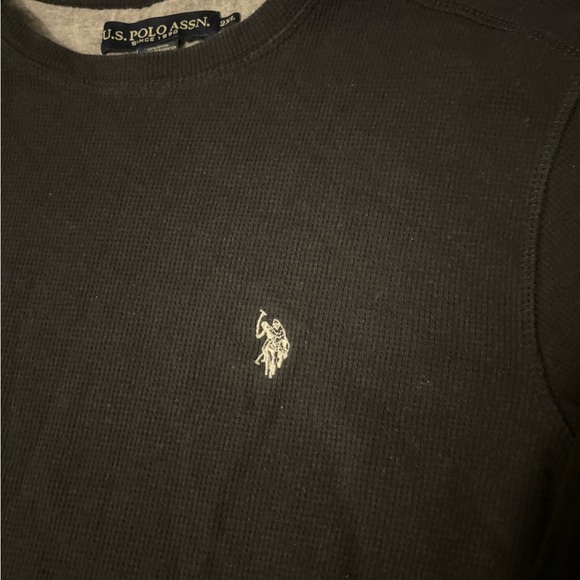 U.S. Polo Assn 2XL Men’s Longsleeve Shirt 100% Cotton NWOT Gray - Picture 4 of 11